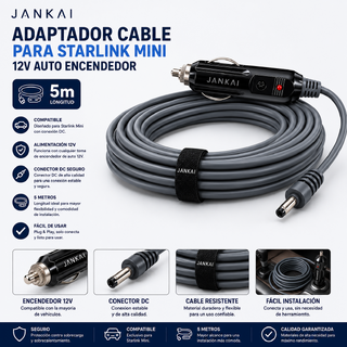 CABLE PARA ANTENA DE STARLINK PARA AUTO 5M